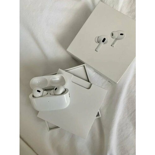 Беспроводные наушники A Pods Pro 2 PREMIUM Сенсорные Bluetooth наушники c шумоподавлением Белые Наушники блютуз с микрофоном Для iPhone Android 300000₽