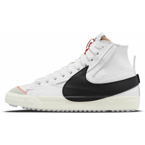 Кеды NIKE Nike Blazer Mid '77 Jumbo, размер 8 US, черный, белый
