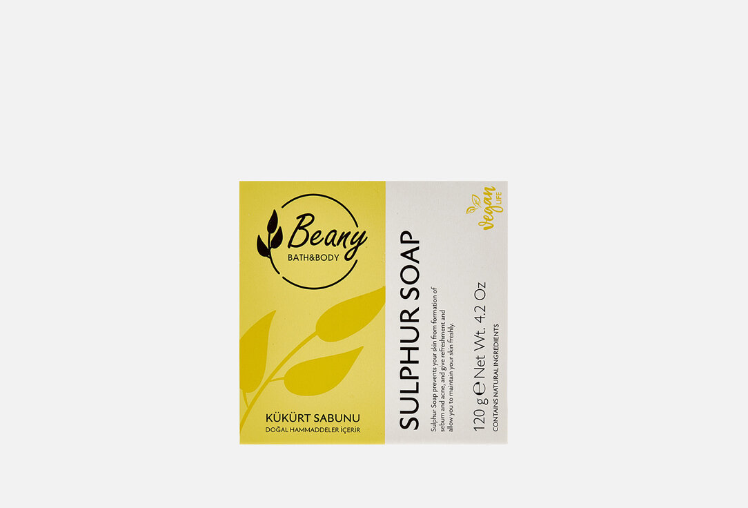 Мыло Beany, Sulphur Soap 120мл