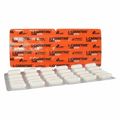 L-Carnitine 1500 Extreme, 30 капсул olimp жиросжигатель l carnitine 1500 extreme mega caps 120 капсул