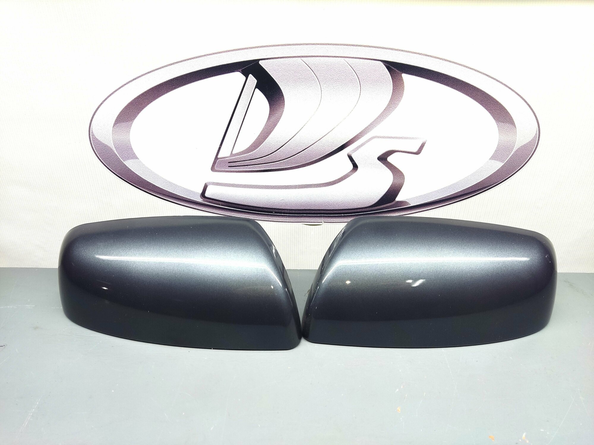 Накладка зеркала бокового комплект "Пластмасс" (Борнео 633) ВАЗ 2170 SE Приора с п/п