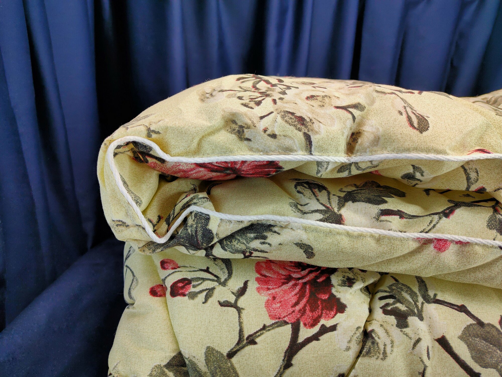 Одеяло ватное Евро спальное зимнее толстое теплое тяжелое - фотография № 6