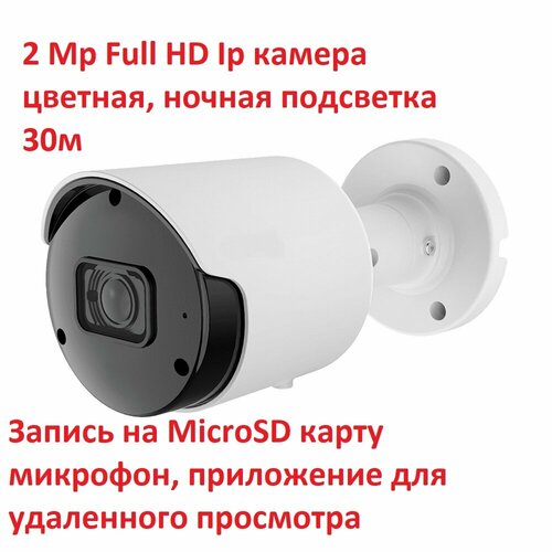 Уличная цифровая IP - видеокамера с функцией регистратора 2Mpix 28mm 720000₽