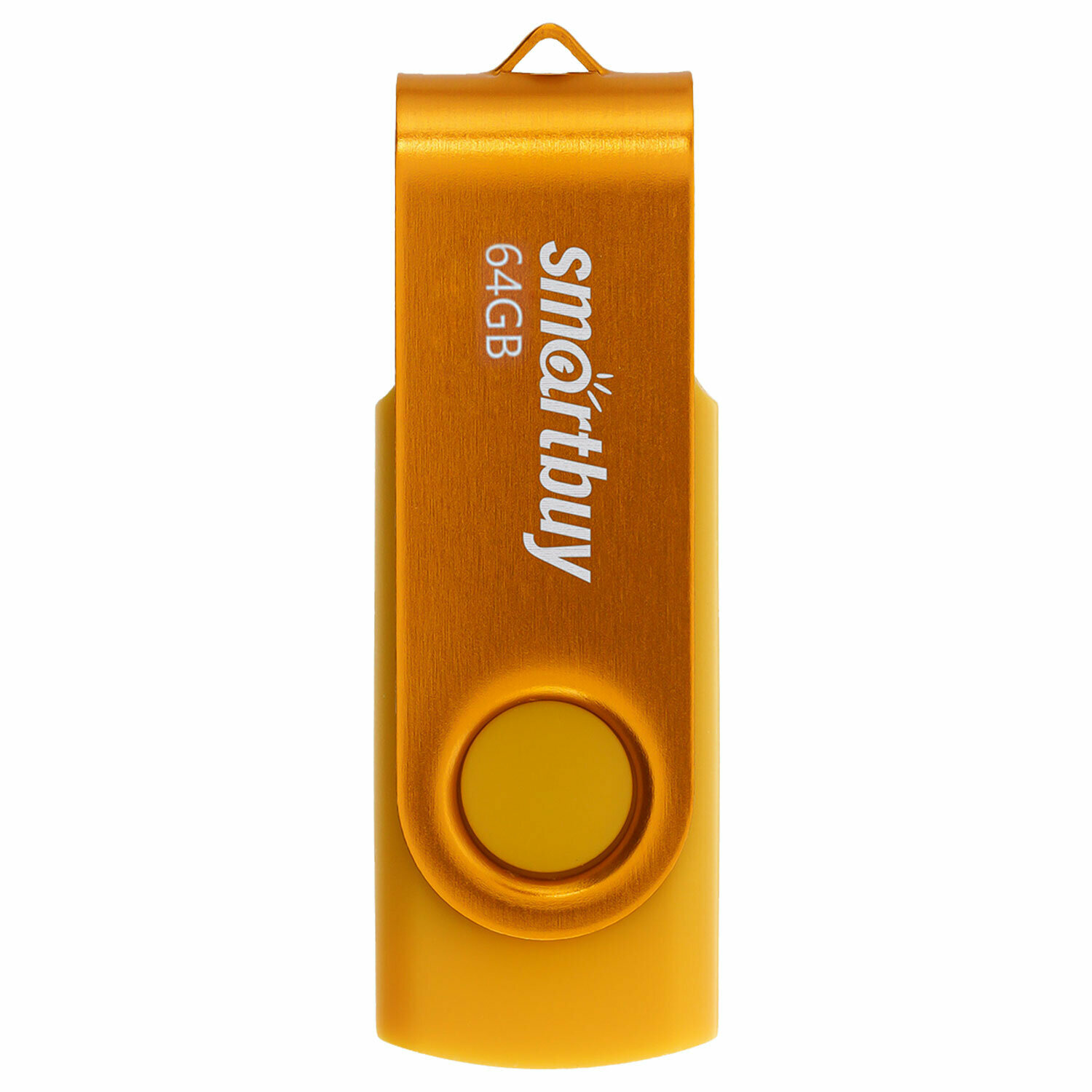 Флеш-диск 64 GB SMARTBUY Twist USB 2.0 желтый SB064GB2TWY