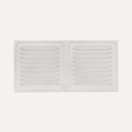 Изображение товара Решетка вентиляционная металлическая 100х200 белый антик