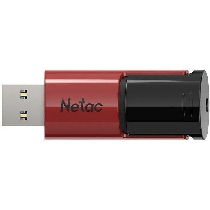 Флеш-накопитель NeTac U182 Red USB3.0 Flash Drive 128GB, retractable