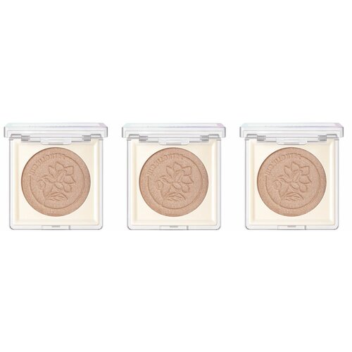 Хайлайтер Focallure, Shimmering, Skin Pressed, Highlighter, тон HS02, 3,3 гр, 3 шт