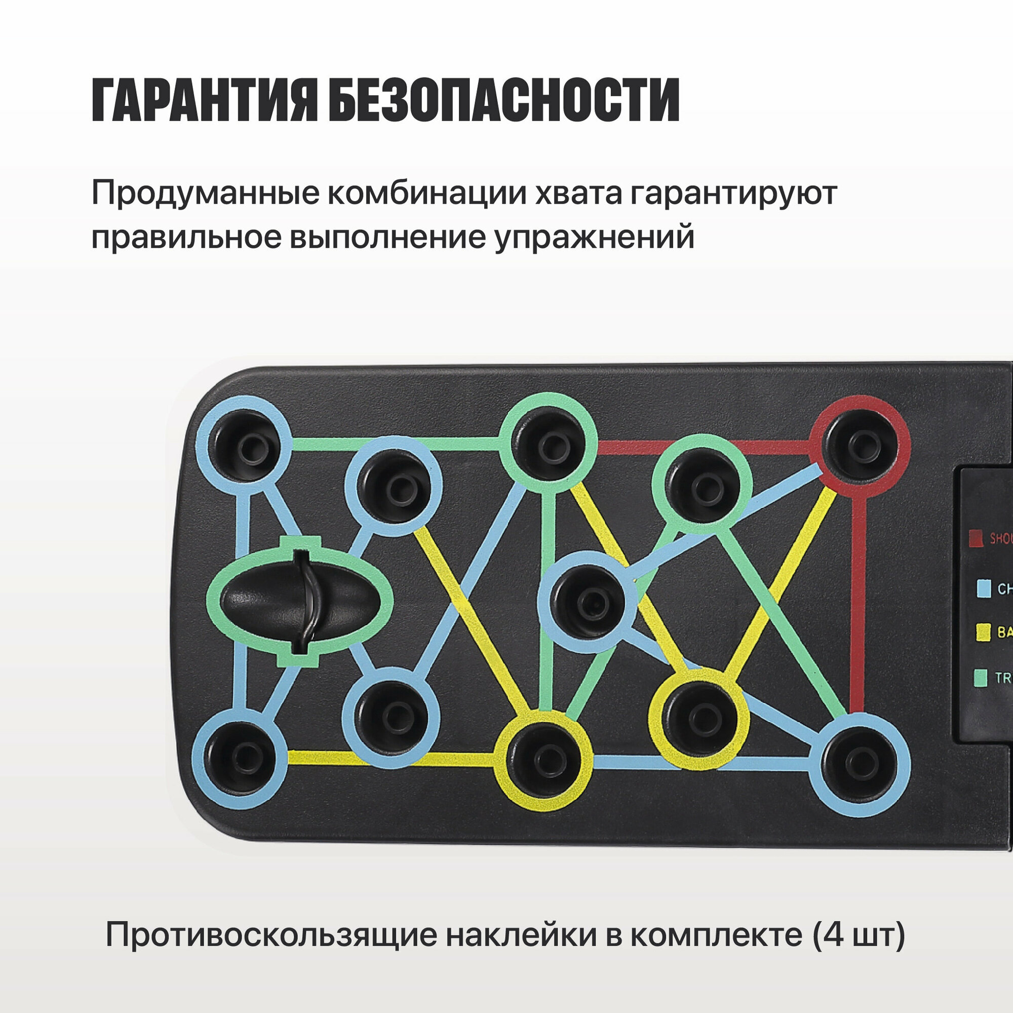 Упоры для отжиманий, Shark Fit, Доска платформа для отжимания — фото 1