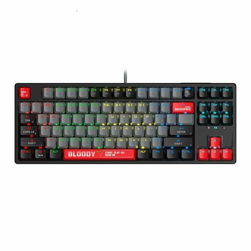 Клавиатура A4Tech Bloody S87 Energy механическая черныйкрасный USB for gamer LED S87 USB ENERGY RED 887700₽