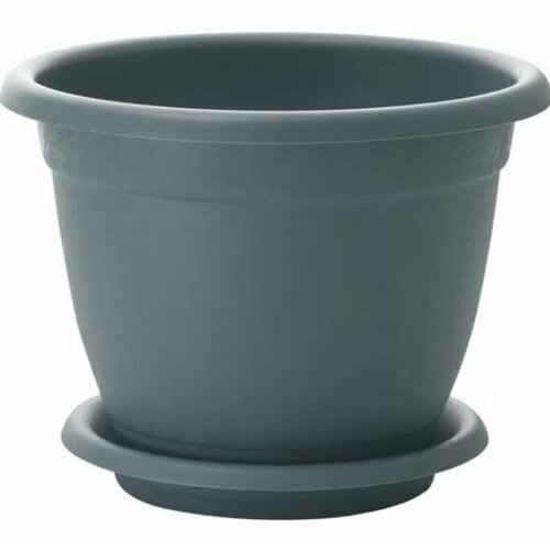 Горшок для цветов Aphrodite D 210 mm 29л с поддоном 4 серый 1шт 849₽
