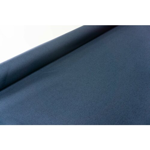 Хлопок темно-синий мягкий с узелками. Ткань для шитья