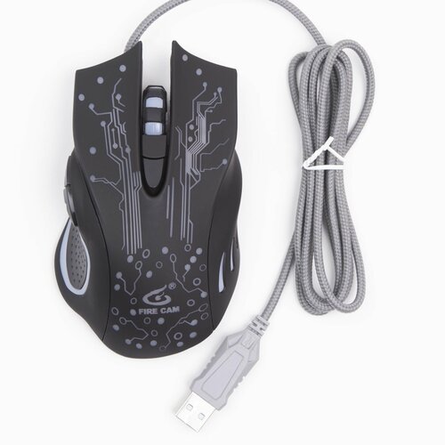 Игровая проводная мышь Fire Cam GM1 со светодиодами Игровая мышь с подсветкой 90000₽