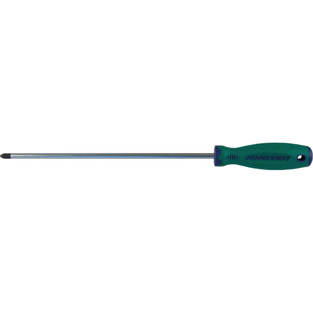 JONNESWAY D71P2200 Отвертка стержневая крестовая ANTI-SLIP GRIP, PH2x200 мм - фото №7