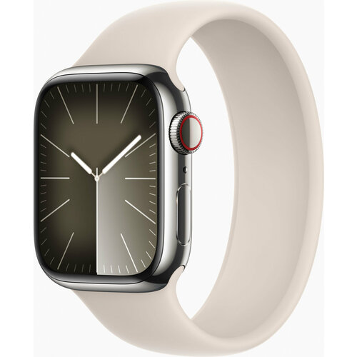 Смарт-часы Apple Watch Series 9 A2978 41мм OLED корп серебристый Sport Band разм брасл SM MR9M3LLA 5602600₽