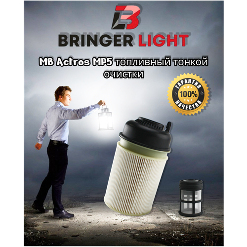 Фильтр топливный Премиум тонкой очистки для Мерседес Актрос МП4 МП5 двигатель OM471LA комплект с сеточкой Кросс-артикул A4710902455 7290₽