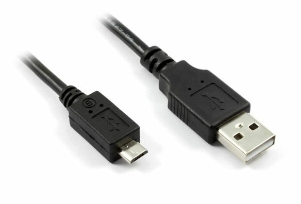 Кабель USB 2.0 A/microB (5pin) 3м (экран) Gembird/Cablexpert (CCP-mUSB2-AMBM-10)