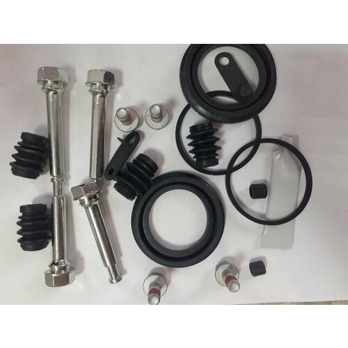 Ремкомплекты переднего суппорта хендай солярис, киа рио 3 с направляющими на две стороны.