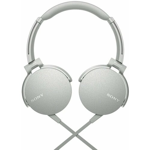 Проводные наушники Sony MDR-XB550AP серый MDR-XB550APWCE 706400₽