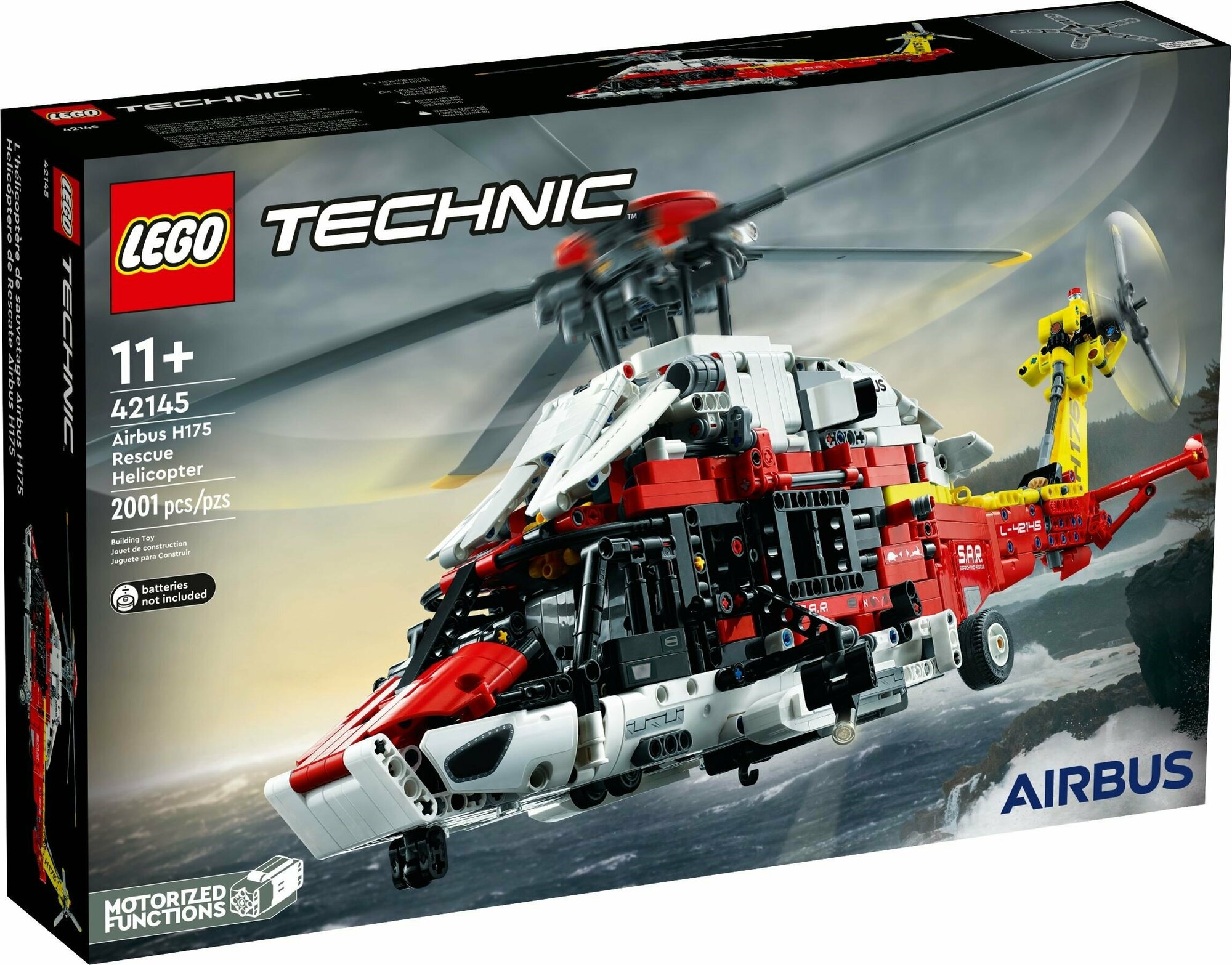 Конструктор LEGO Technic 42145 Спасательный вертолет Airbus H175, 2001 дет.