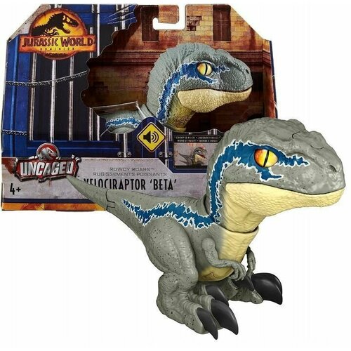 Интерактивная игрушка Парк Юрского Периода - Велоцираптор Бета GWY55 набор jurassic world фигурка jurassic world dominion – therizinosaurus кружка