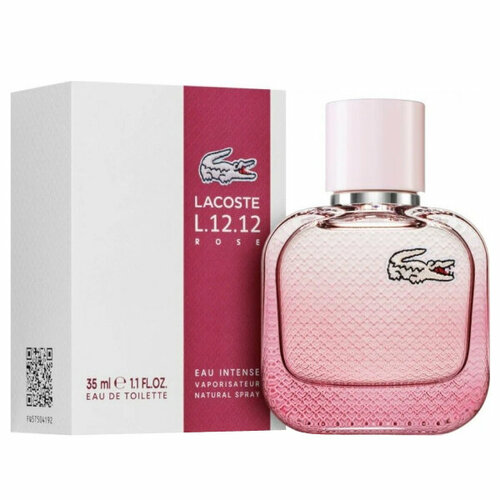 Lacoste Женский L.12.12 Rose Eau Intense Туалетная вода (edt) 35мл lacoste женский l 12 12 rose eau fraiche туалетная вода edt 35мл