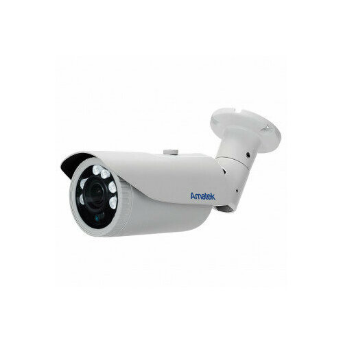 AC-HS505VS (5-50) белая Amatek Уличная цилиндрическая мультиформатная MHD (AHD/ TVI/ CVI/ CVBS) видеокамера, объектив 5-50мм, 5Мп, Ик sony imx326 cctv ahd mini camera 5mp 4mp 3mp 1080p full digital hd ahdh outdoor waterproof ip66 ir day night vision have bullet