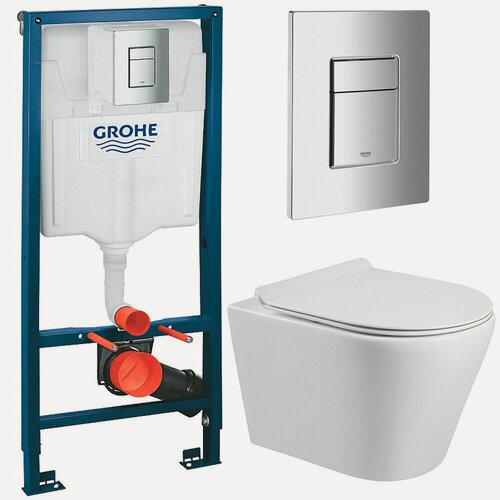 Изображение товара Инсталляция с унитазом Grohe Solido 388112010 tornado