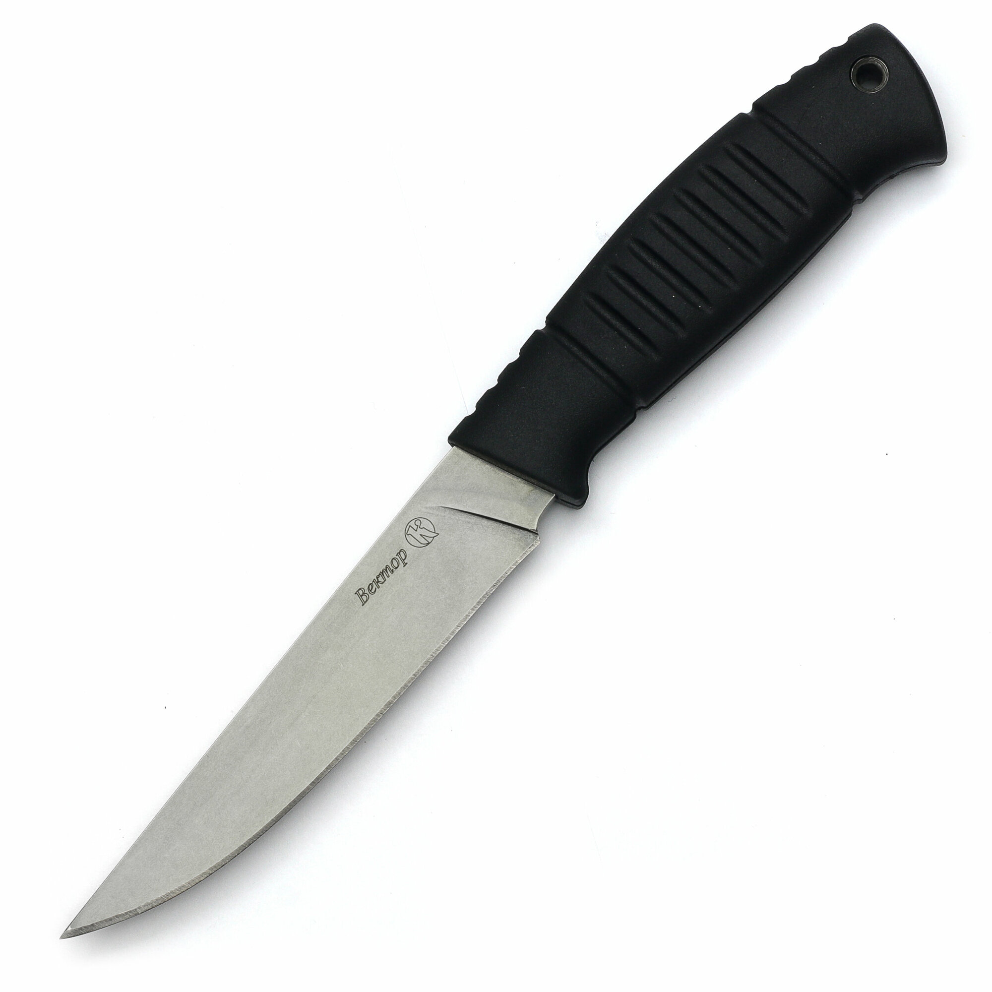 Нож от ООО ПП Кизляр "Вектор" Ч/Б сталь AUS-8, рукоять эластрон