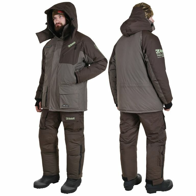 Костюм зимний Alaskan Russian Mission хаки/черный S