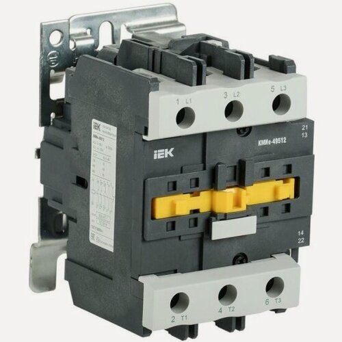 Изображение товара Контактор Iek КМИе-49512 95А 230В/АС3 1НО, 1НЗ, KKME41-095-230-11