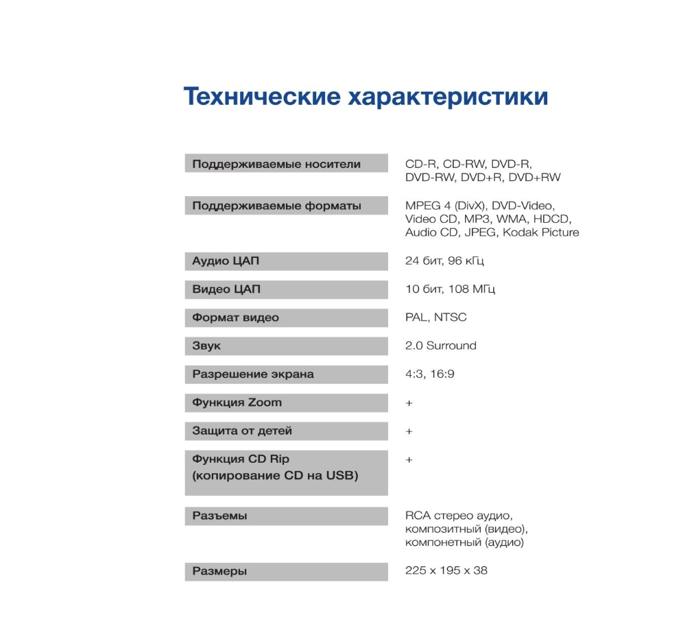 Плеер DVD Hyundai черный ПДУ - фото №20