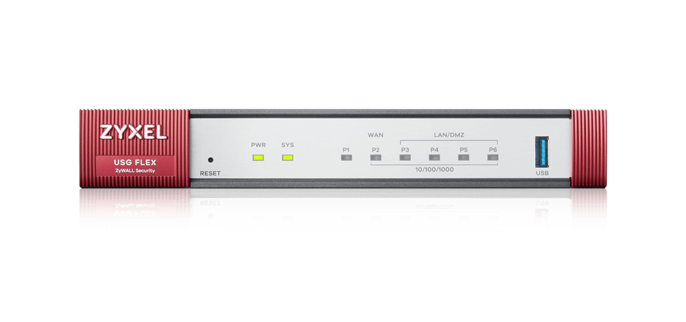 Сетевой экран ZYXEL USG FLEX 100, серебристый [usgflex100-ru0101f] - фото №6