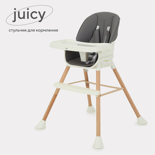 Стульчик для кормления Rant JUICY RH160 Wood grey стульчик для кормления rant candy rh501 moon grey