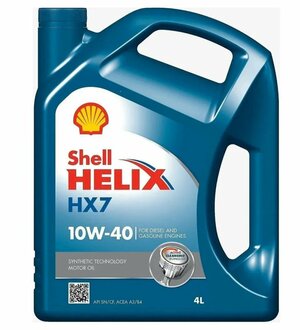 Масло моторное Shell Helix HX7 10W40 4л