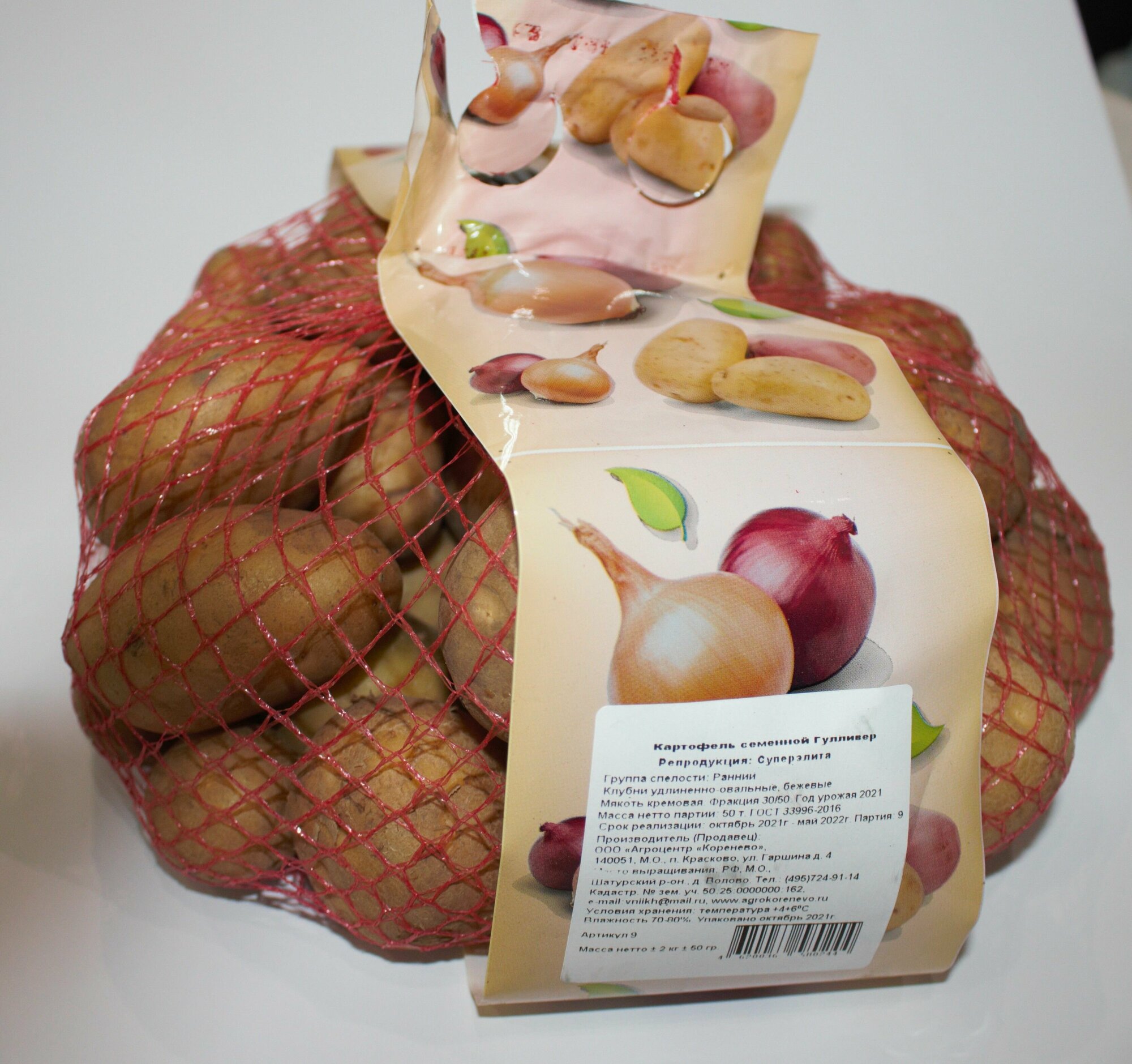 Картофель семенной удача (суперэлита) (4 кг) - фотография № 4