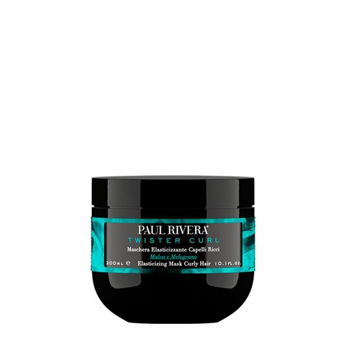 PAUL RIVERA TWISTER CURL ELASTICIZING MASK, 300 ML-Маска для придания упругости вьющимся волосам с экстрактами мальвы и граната, 300 мл