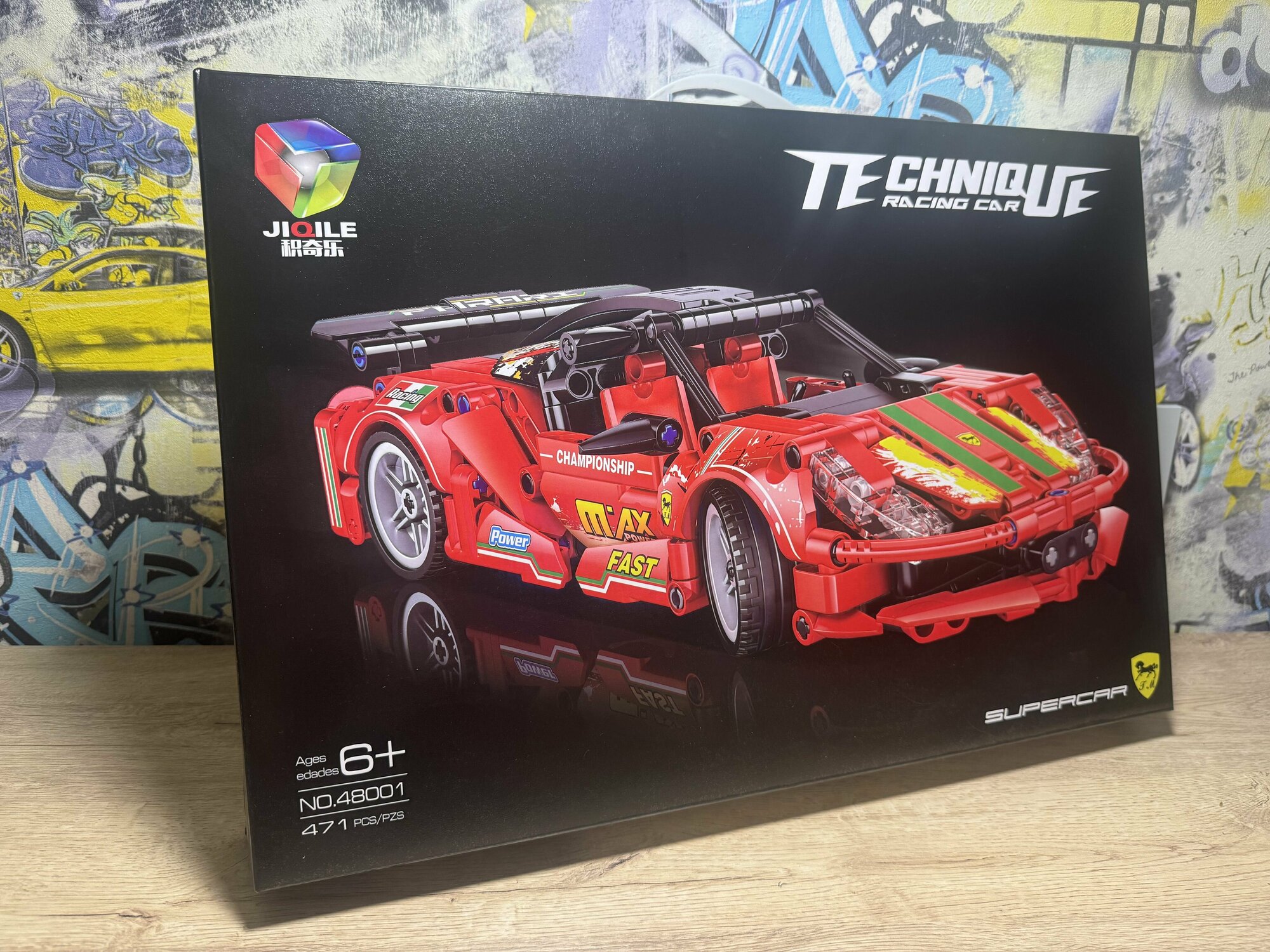 Конструктор Техник Technique Racing Car спорткар набор "Феррари" 471 деталь /от 6 лет /подарок для мальчика