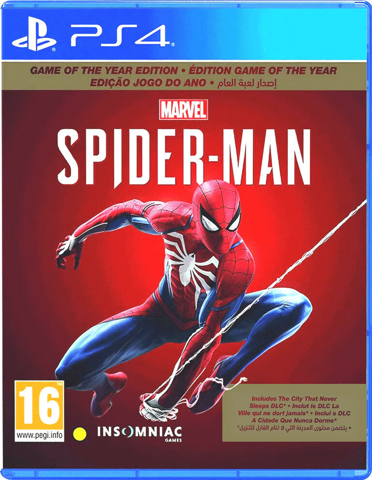 Marvel Spider-Man PS4, арабская обложка, русская версия