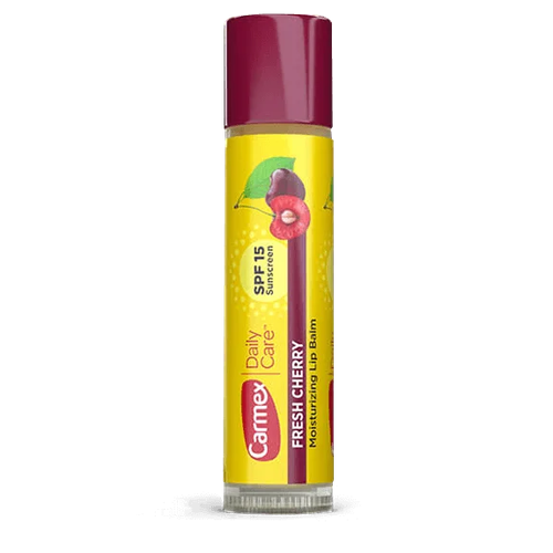 бальзам для губ egg planet бальзам для губ oh my lip balm юдзу увлажняющий Carmex Cherry Lip Balm Увлажняющий бальзам для губ со вкусом вишни, стик без блистера, 4,25 грамм