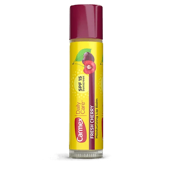 Carmex Cherry Lip Balm Увлажняющий бальзам для губ со вкусом вишни, стик без блистера, 4,25 грамм