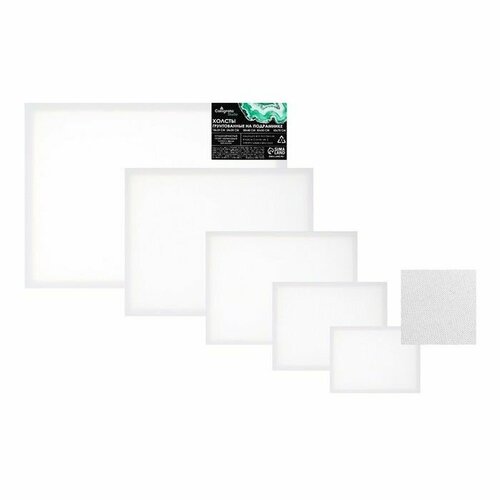 Холсты на подрамнике хлопок100 5 штук18х24см24х30см30х40см40х50см50х70 сммз380 гм 97050 4690₽