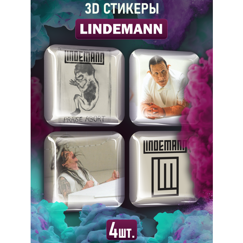 Наклейки на телефон 3D стикеры группа Lindemann