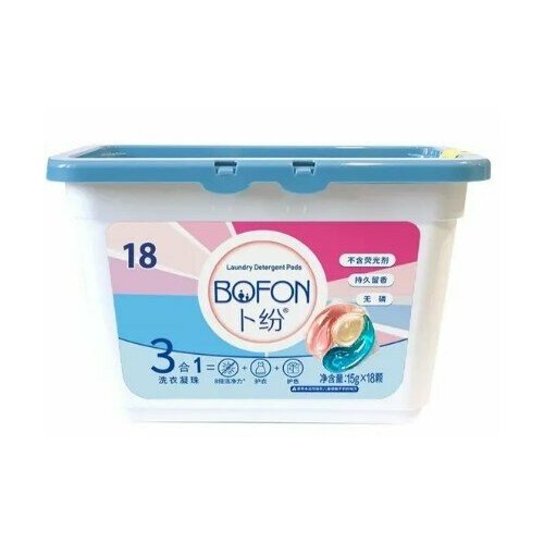 BOFON капсулы для стирки 3 в 1 18 шт