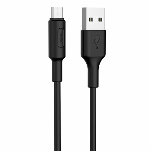 Кабель USB HOCO X25 Soarer USB - MicroUSB, 2А, 1 м, черный