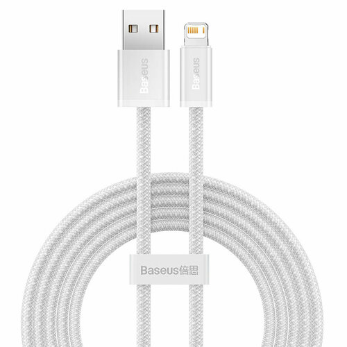 Кабель USB BASEUS Dynamic Series USB - Lightning, 2.4А, 12W, 2 м, белый