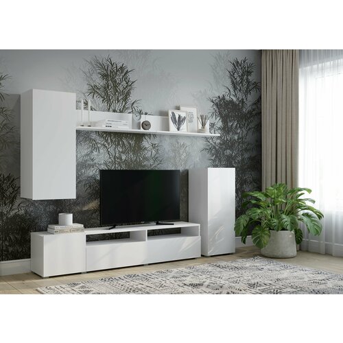 Гостиная лира Белый ЛДСП 2130х1680х350 мм 10000₽