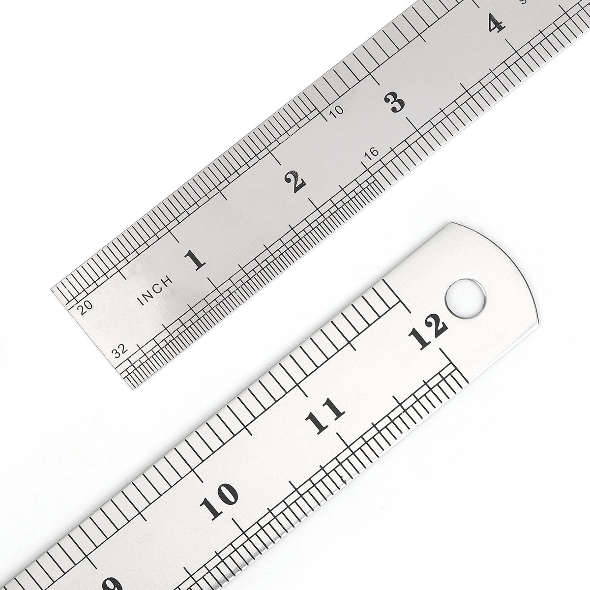 Линейка стальная Maxwell 30 см, 0.5 мм арт. MAX.8105 ПВХ чехол