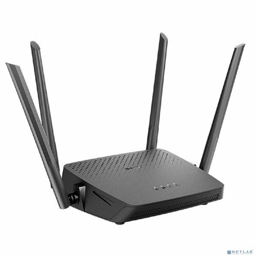 Маршрутизатор D-link DIR-X1510/RU/R1A AX1500 Wi-Fi 6 d link ac1200 wi fi easymesh router 1000base t wan 4x1000base t lan 4x5dbi external antennas