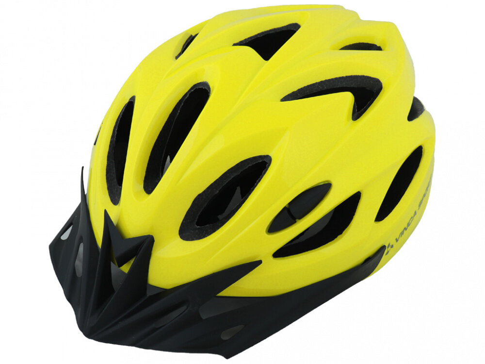 Шлем защитный VSH25 In-Mold full yellow, 54-57см взрослый