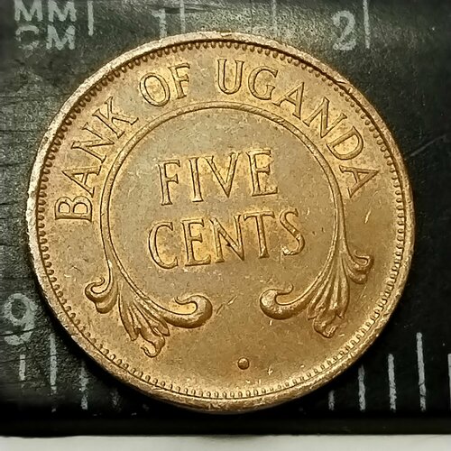 Уганда 5 центов 1966. XF